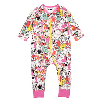 Pyjamas Mumin Klassträff - Naturvit