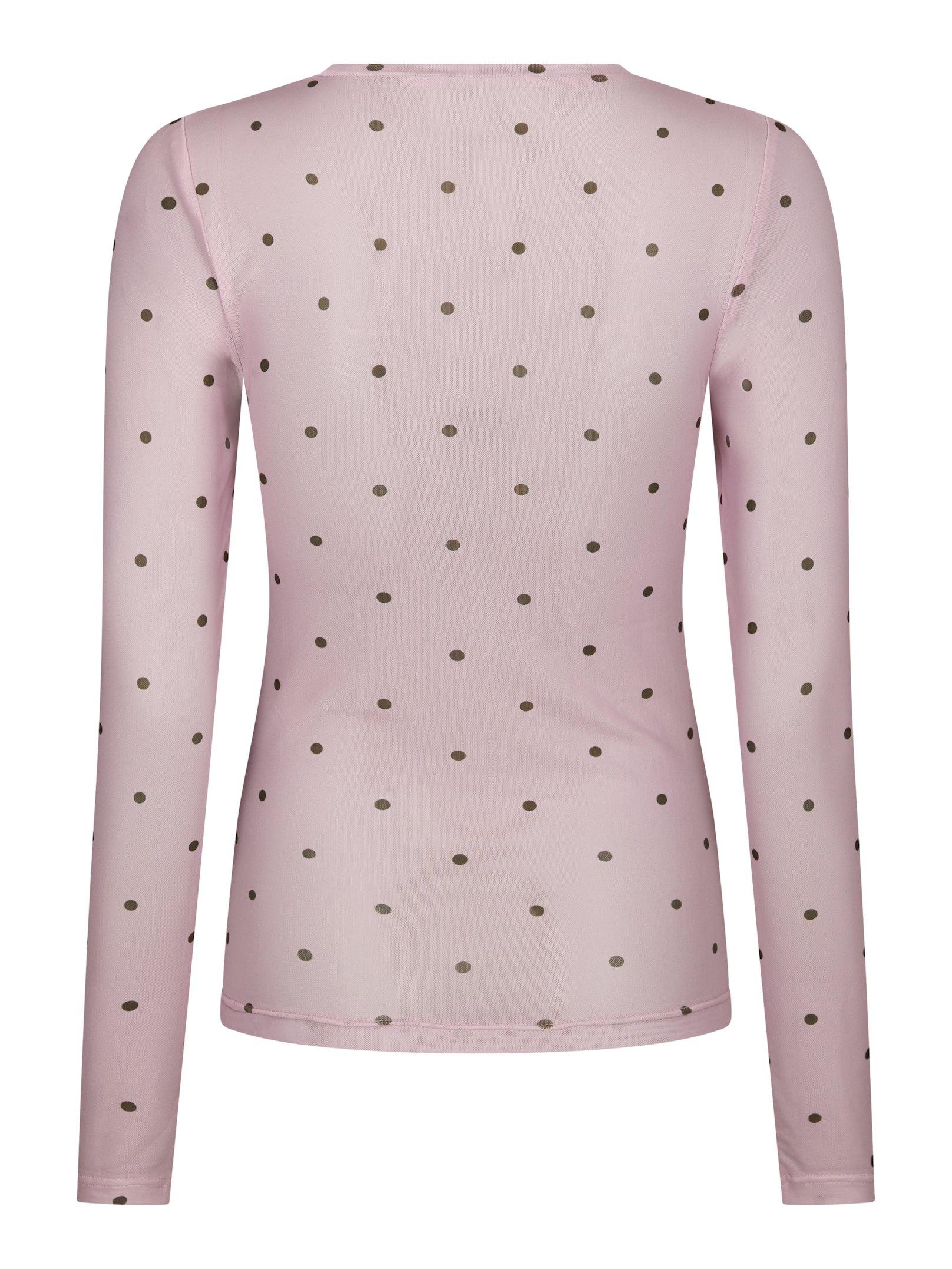 Ella Space Dot Blouse Light pink - 2