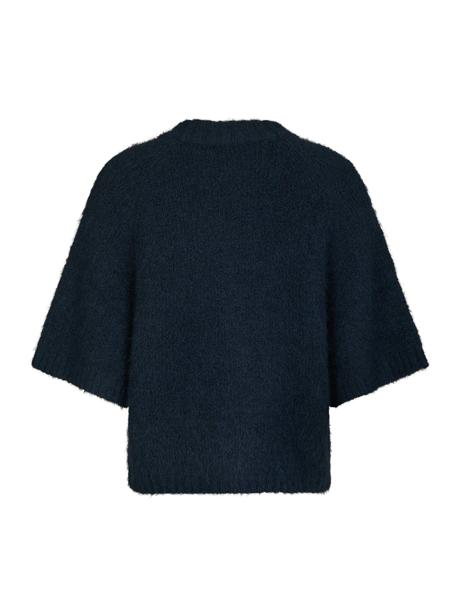 Benuta Fluffy Knit Cardigan Navy - 2