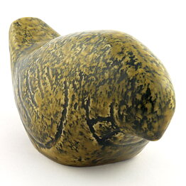 Lillemor Petersson (1950s) Brown Modernistic Bird 19/9 cm