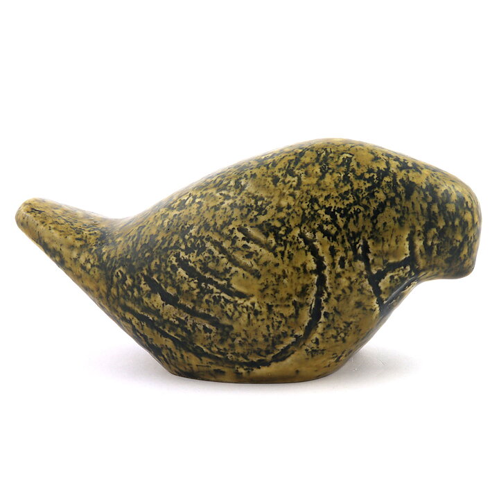 Lillemor Petersson (1950s) Brown Modernistic Bird 19/9 cm
