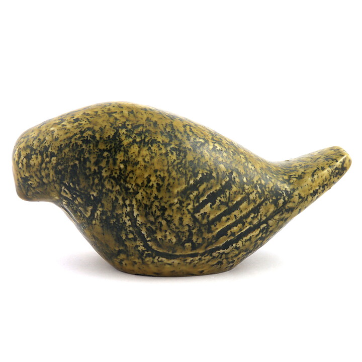 Lillemor Petersson (1950s) Brown Modernistic Bird 19/9 cm