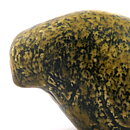 Lillemor Petersson (1950s) Brown Modernistic Bird 19/9 cm