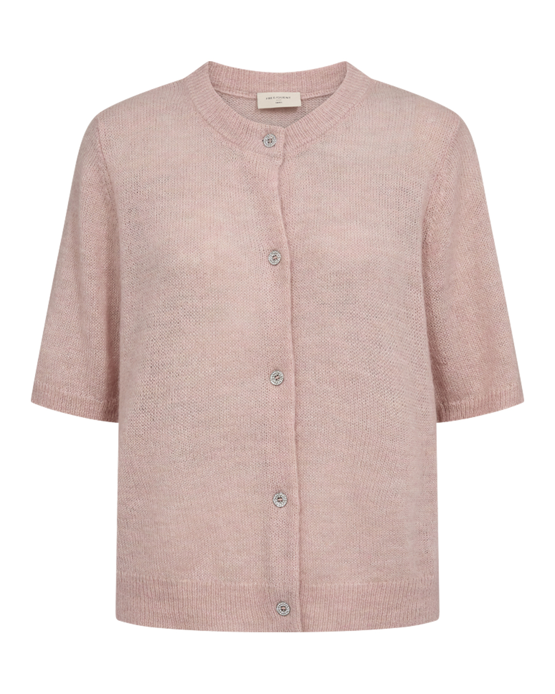Kofta Dido strassknappar pale mauve rosa
