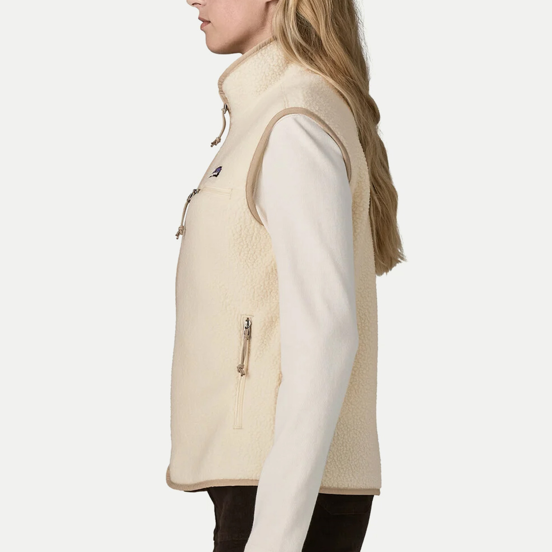 Patagonia - Women´s Retro Pile Fleece Vest Natural - 3