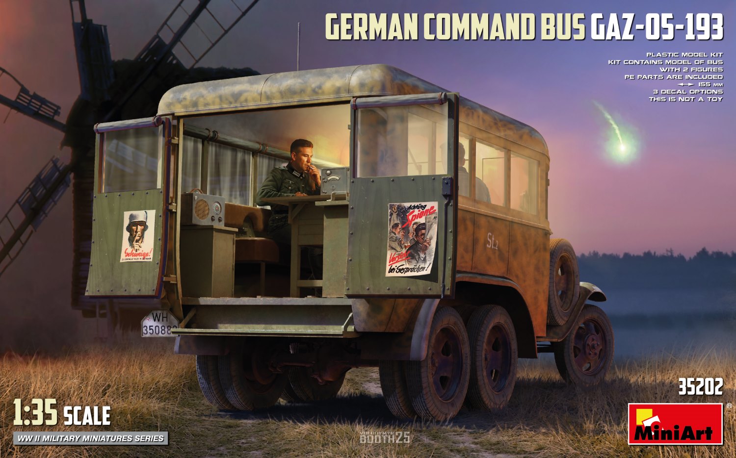 1/35 GERMAN COMMAND BUS GAZ-05-193