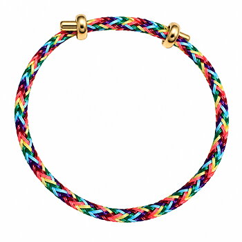 Braided Pride Bracelet, Adjustable