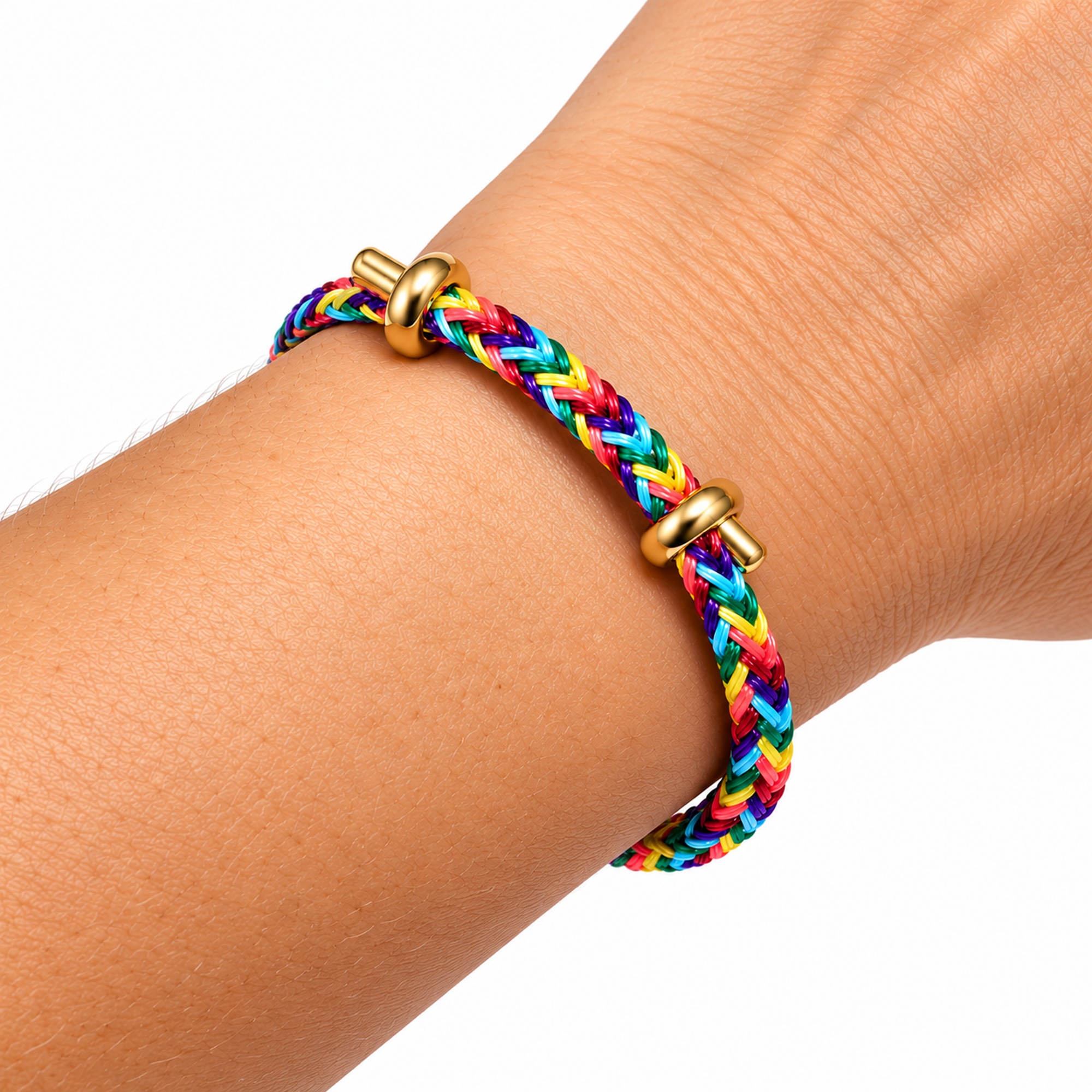 Braided Pride Bracelet, Adjustable - 2