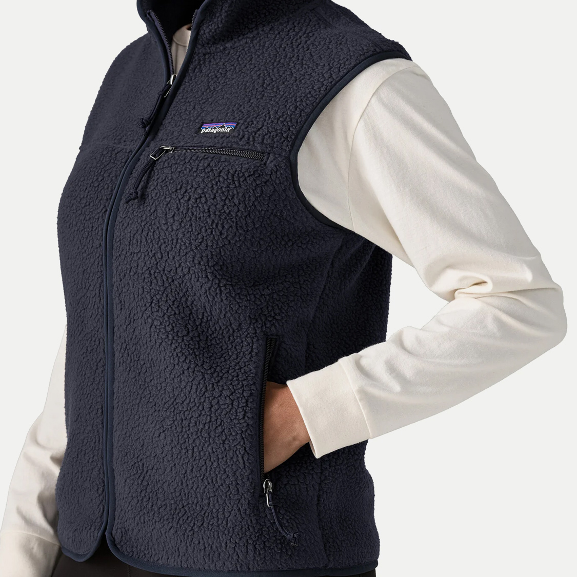 Patagonia - Women´s Retro Pile Fleece Vest Sunken Blue - 4