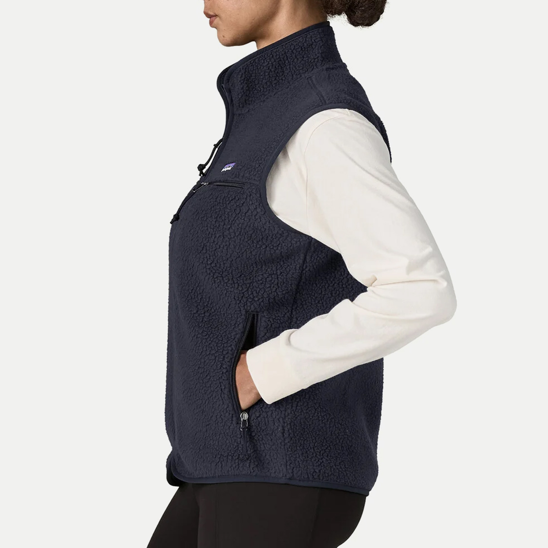 Patagonia - Women´s Retro Pile Fleece Vest Sunken Blue - 3
