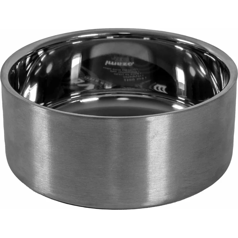 Dubbelväggad hundskål Horizon grå