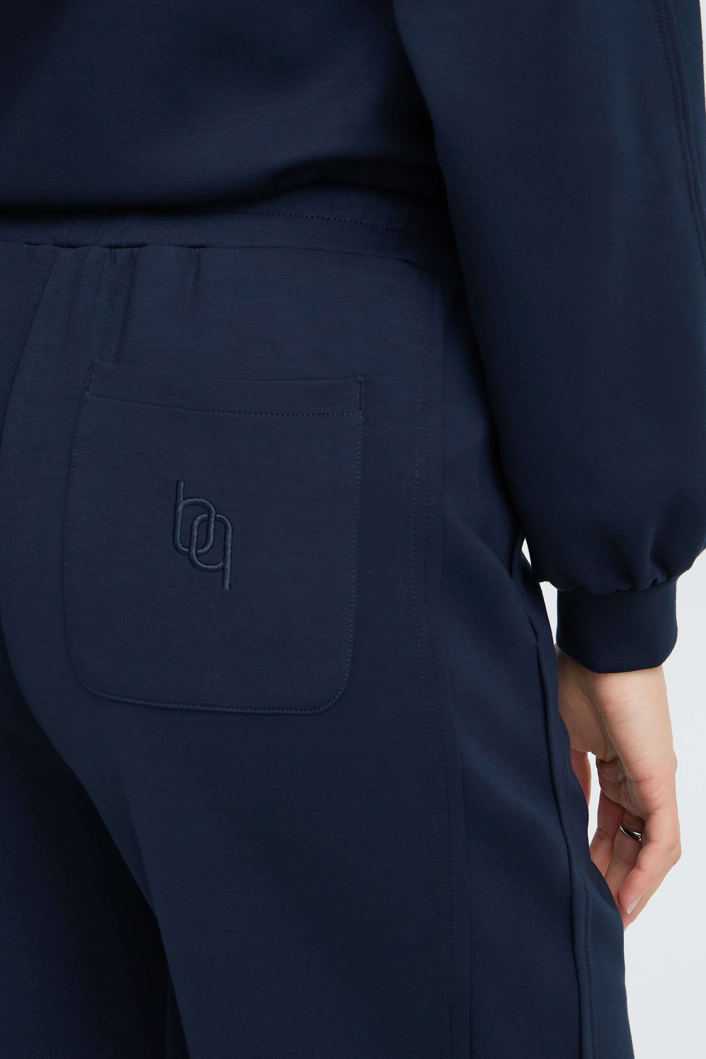BYPUSTI STRING PANTS Dark Sapphire - 4