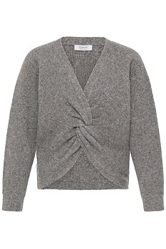 BYOTAJA KNOT JUMPER Walnut Melange
