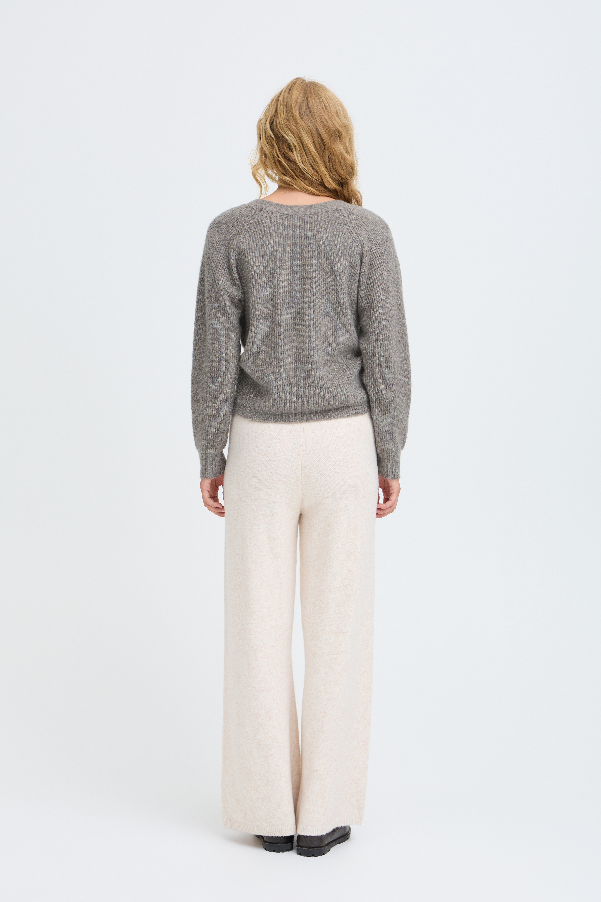 BYOTAJA KNOT JUMPER Walnut Melange - 7