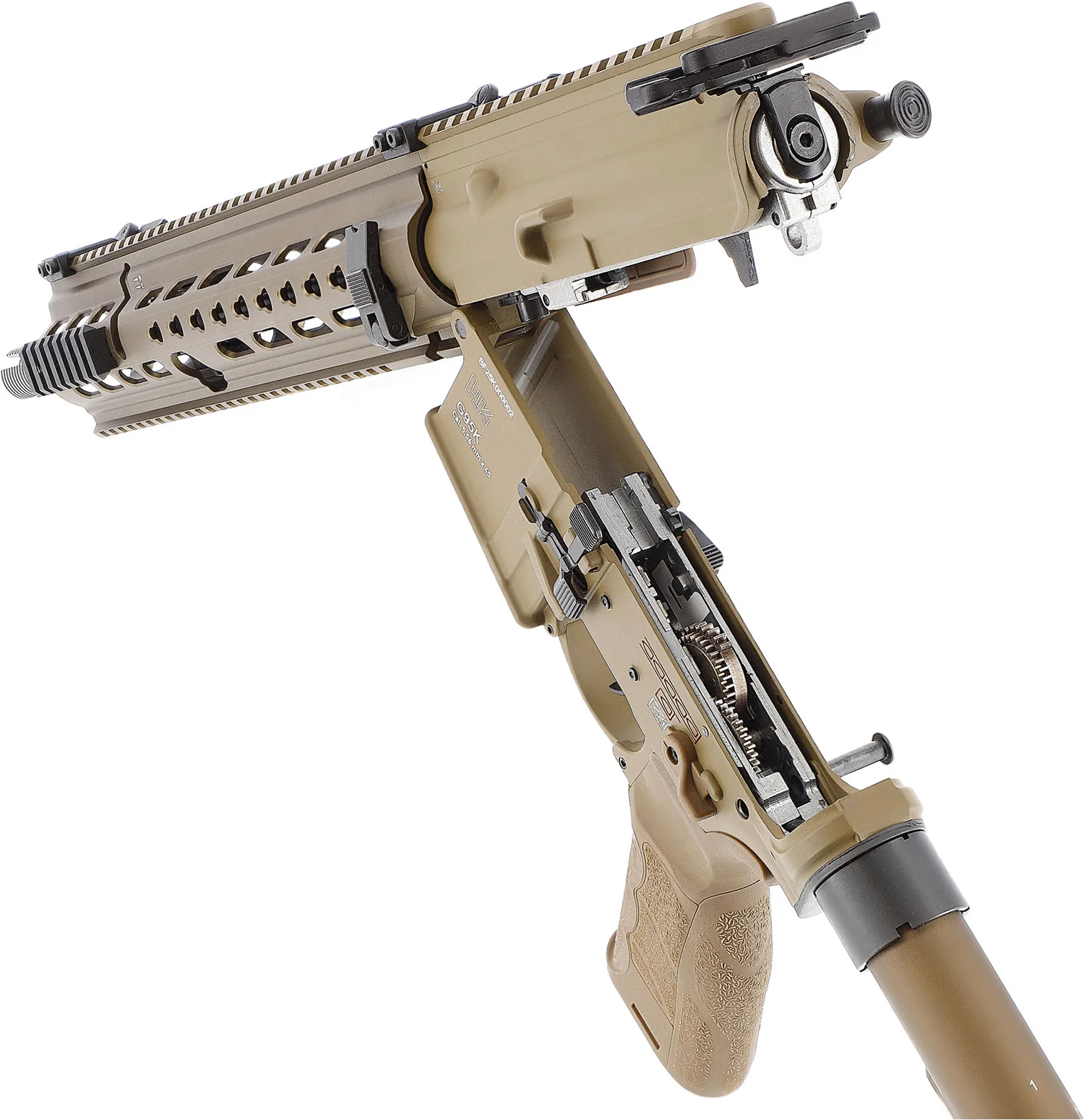 Heckler & Koch G95K AEG 6mm Green-Brown - 7