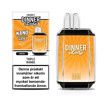 Lady Nano Cube Engångs Vape 20mg – Triple Mango