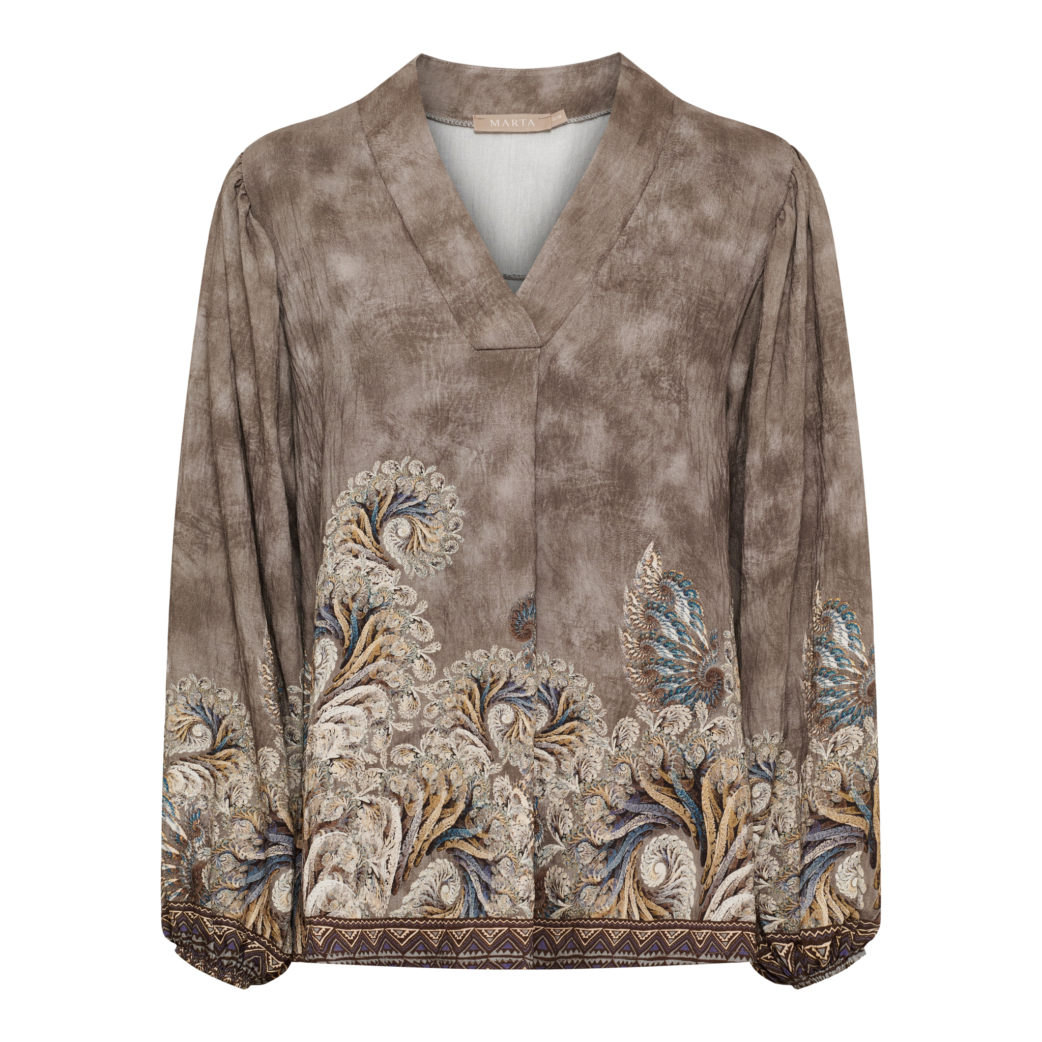 MdcAnice Blouse Fango Blus med mönster