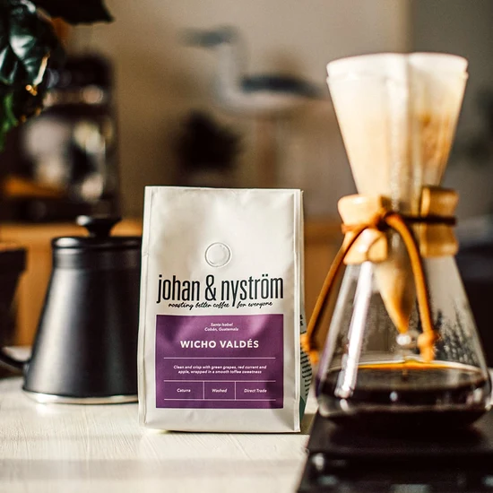 Johan & Nyström - Wicho Valdés - Ljusrostade hela kaffebönor - 250g - 2