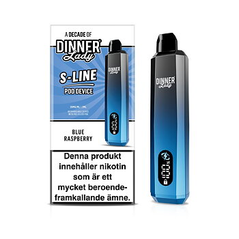 Dinner Lady S-Line Startkit 20mg – Blue Raspberry