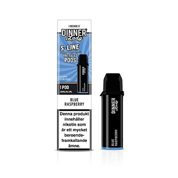 Dinner Lady S-Line Pod 20mg – Blue Raspberry