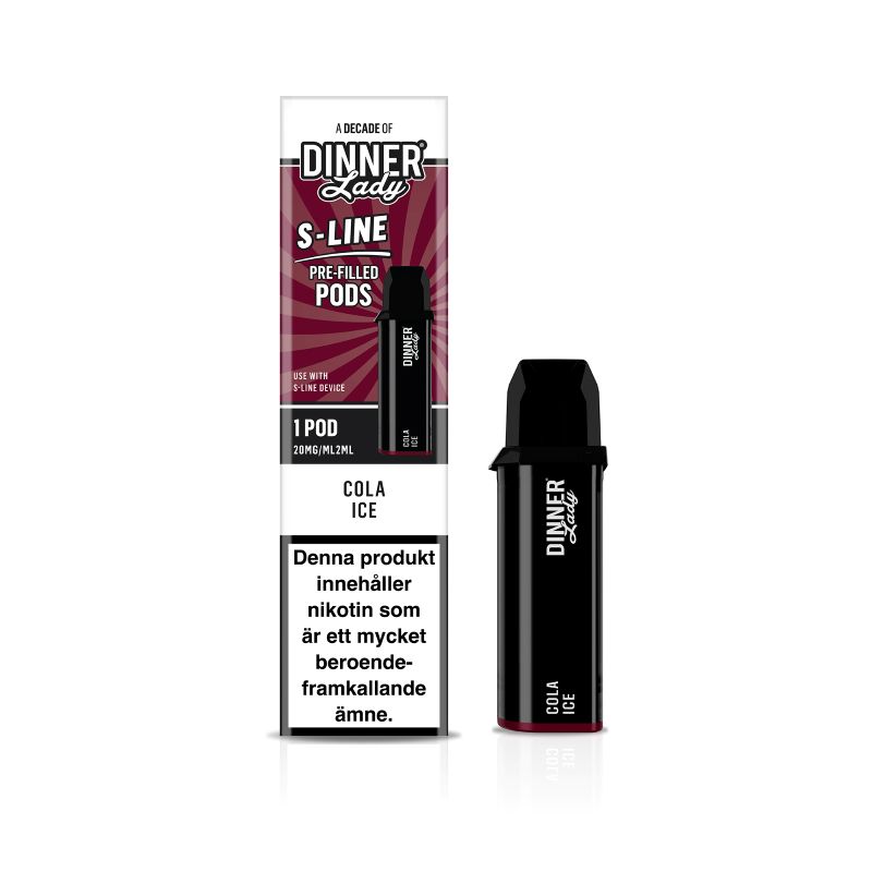 Dinner Lady S-Line Pod 20mg – Cola Ice