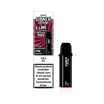 Dinner Lady S-Line Pod 20mg – Cola Ice