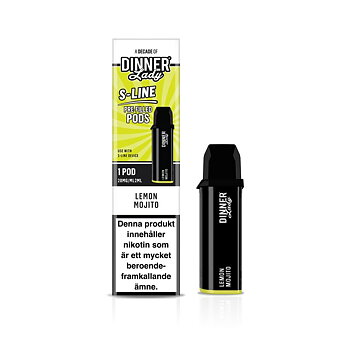 Dinner Lady S-Line Pod 20mg – Lemon Mojito