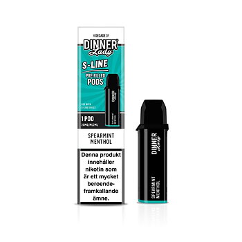Dinner Lady S-Line Pod 20mg – Spearmint Menthol