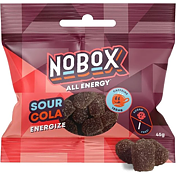NoBox Energigodis - Sour Cola med Koffein & Vitaminer