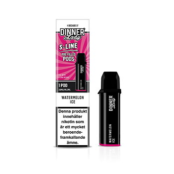 Dinner Lady S-Line Pod 20mg – Watermelon Ice