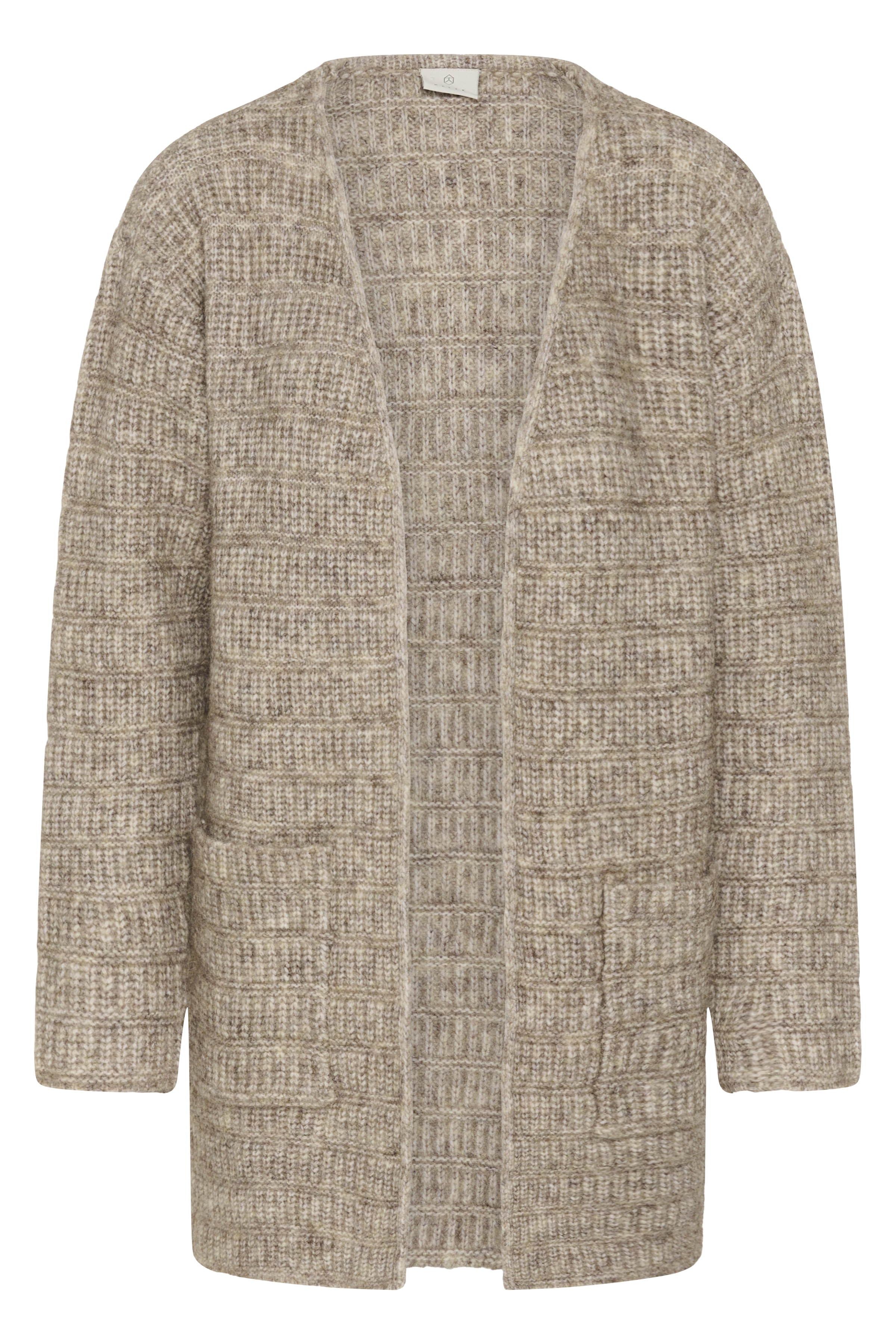 KAkikki Cardigan Desert Taupe Melange Beigemelerad  Långkofta - 5