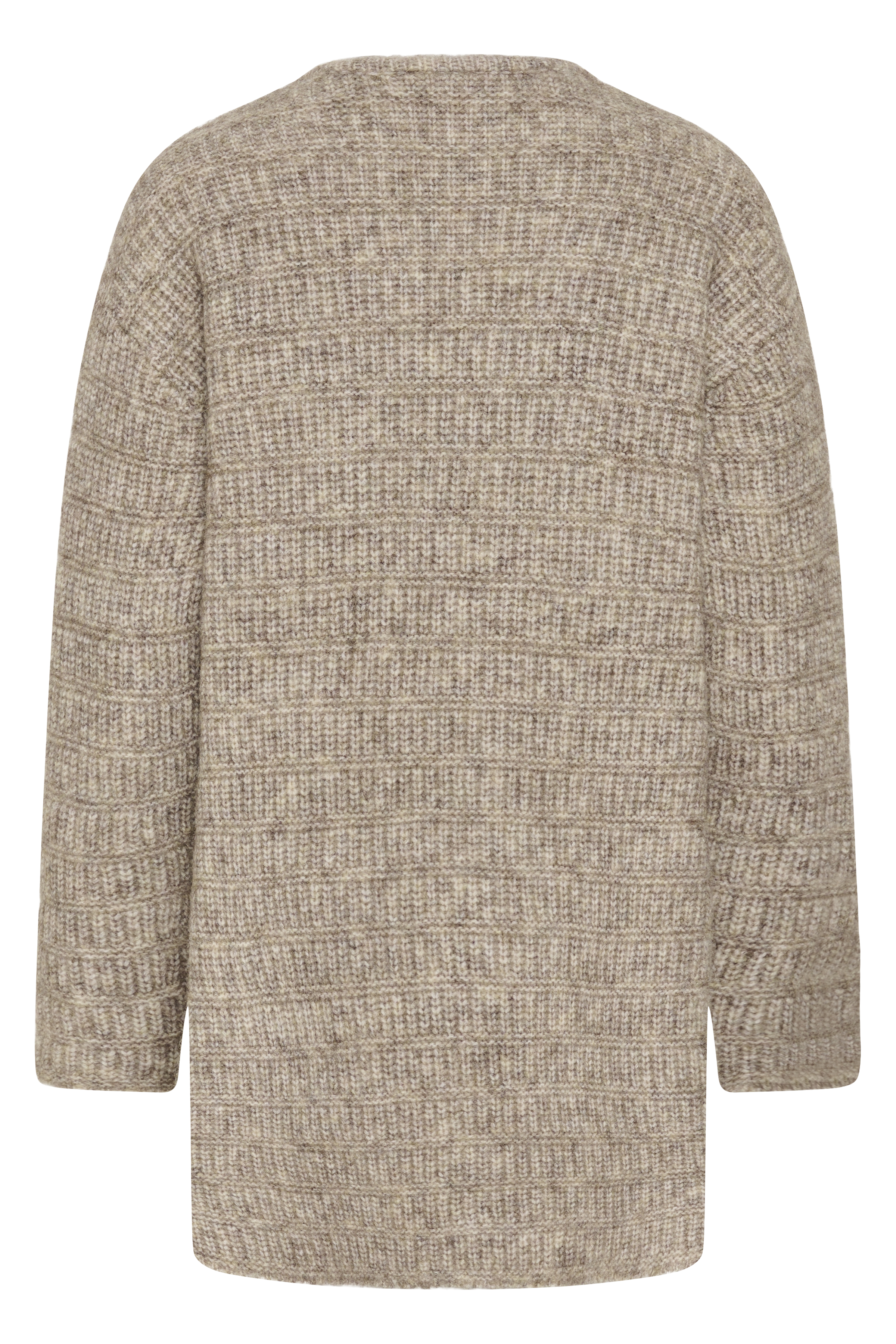 KAkikki Cardigan Desert Taupe Melange Beigemelerad  Långkofta - 6