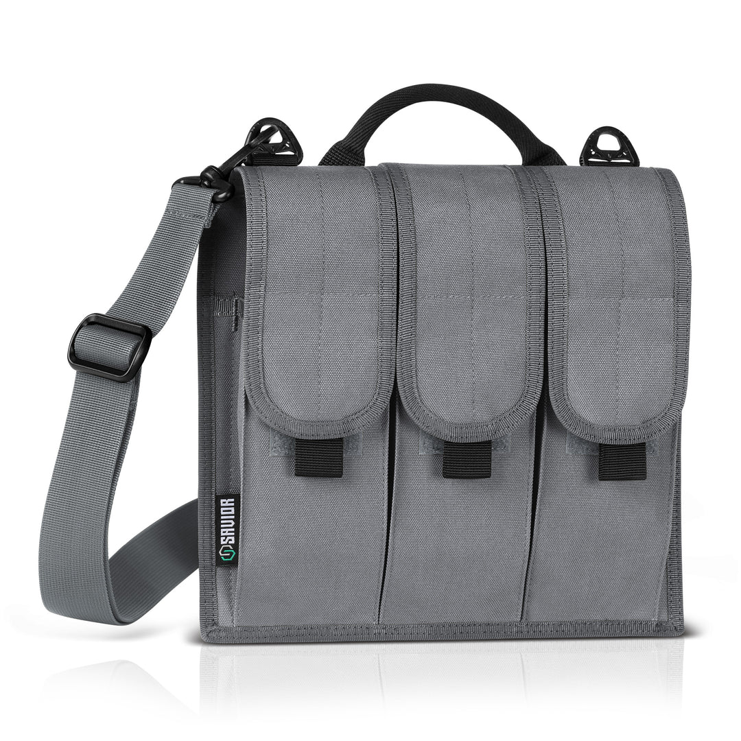 Savior Equipment Rifle Magazine Pouch for 6 Magazines - SW Gray