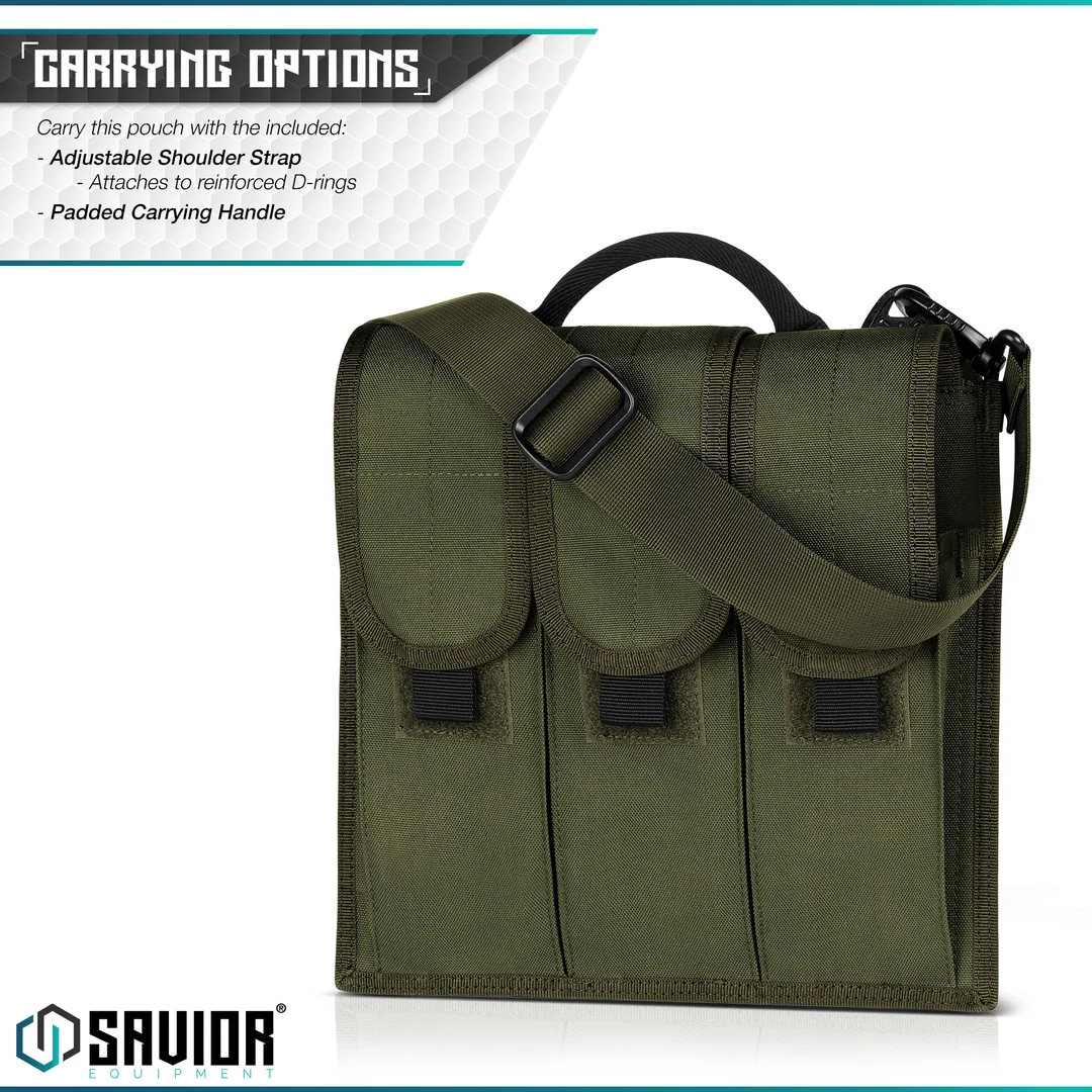 Savior Equipment Rifle Magazine Pouch for 6 Magazines - OD Green 6