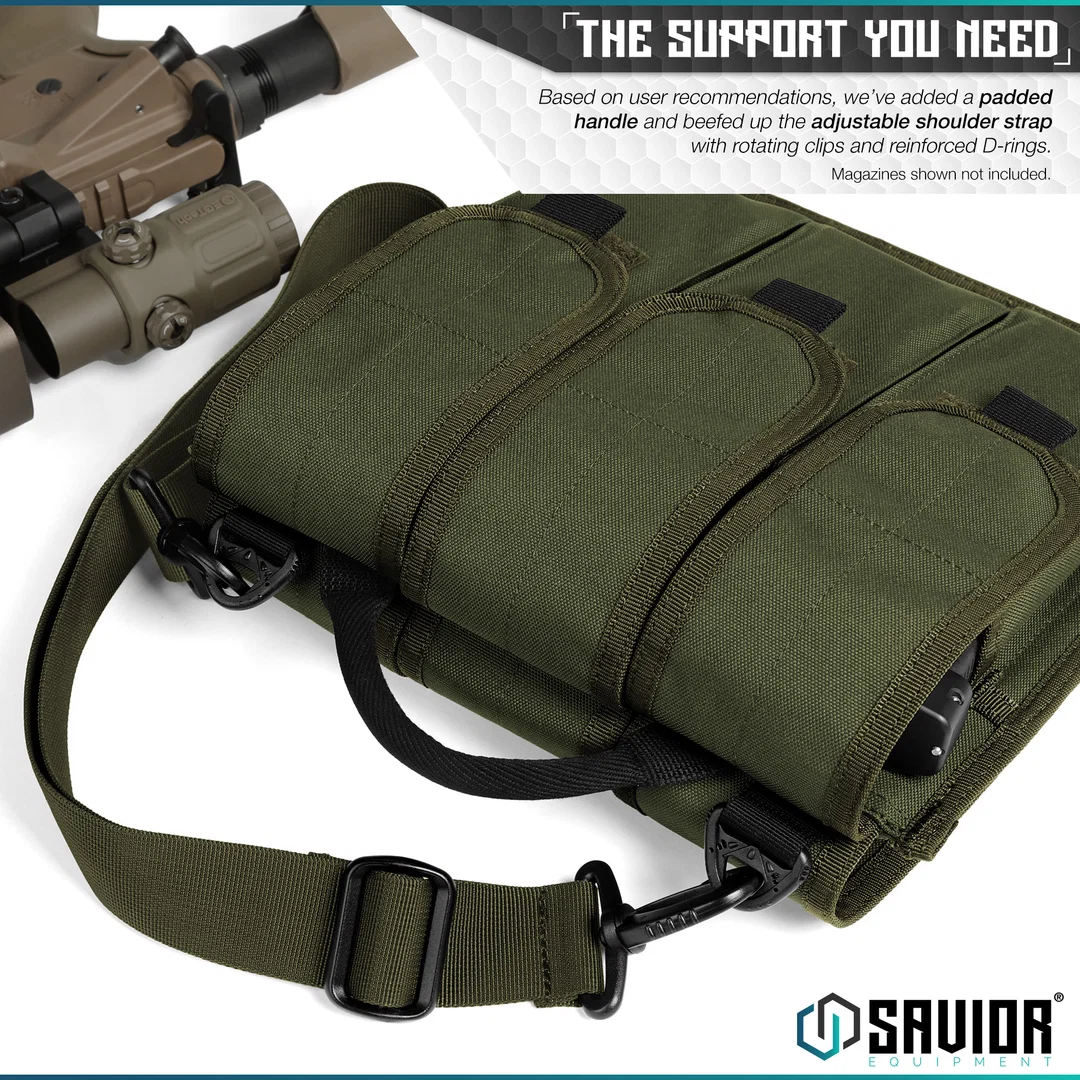 Savior Equipment Rifle Magazine Pouch for 6 Magazines - OD Green 5