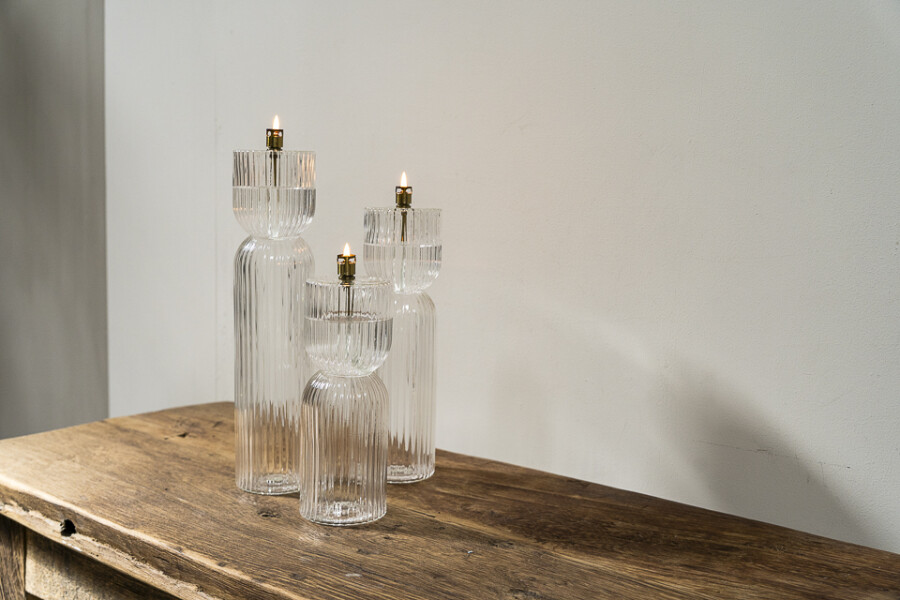 Oljelampa Ribelle M klar glas, Peri Living - 3