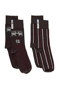 FÄSTFOLK EMBLA & ERLING, 2-pack merinowollsocken