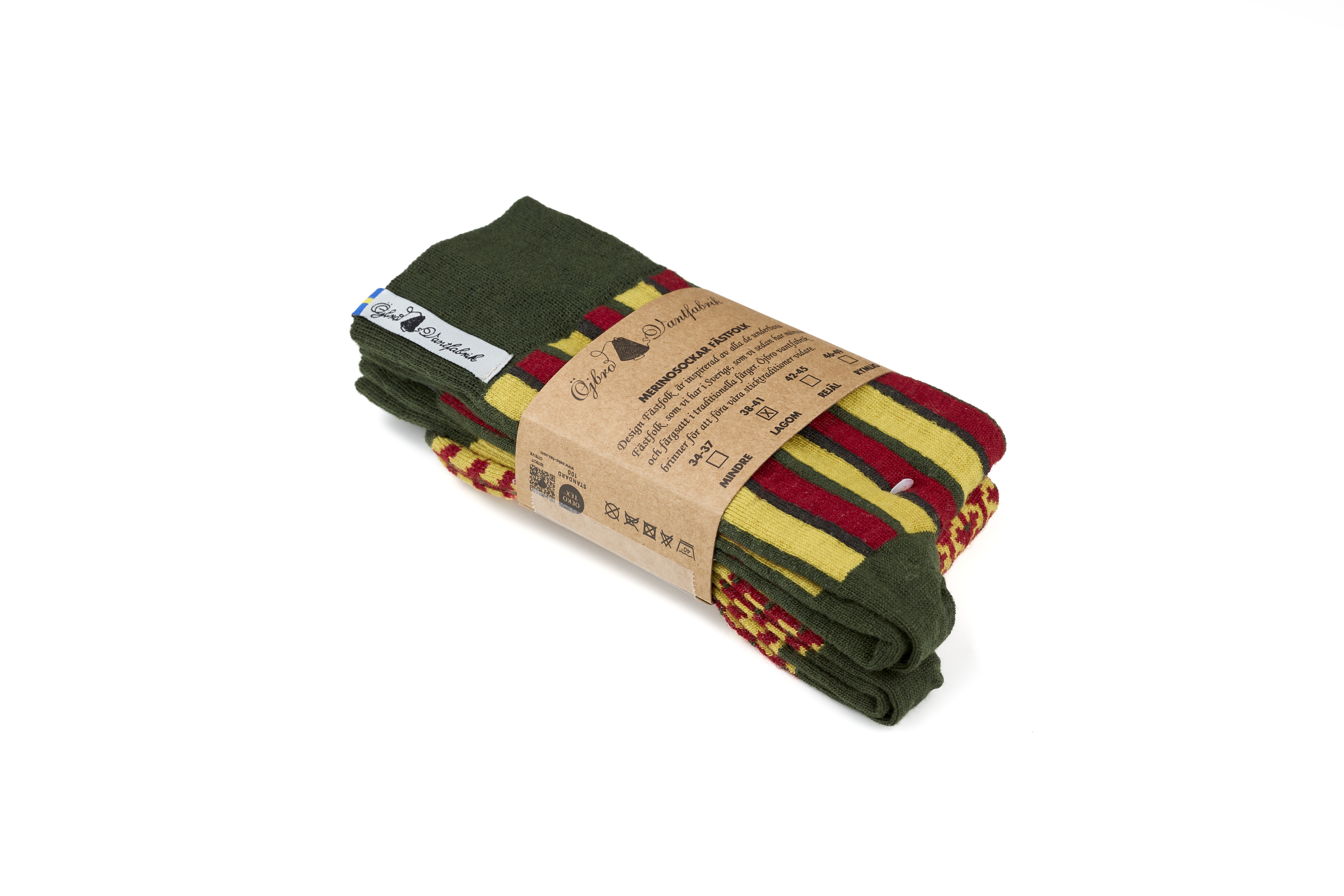 FÄSTFOLK EVELINA & EWALD, 2-pack merinowollsocken - 2