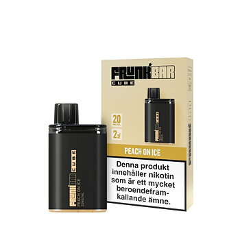 Frunk Bar Cube Engångs Vape 20mg – Peach on Ice