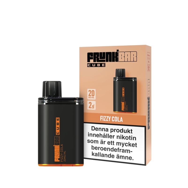 Frunk Bar Cube Engångs Vape 20mg – Fizzy Cola
