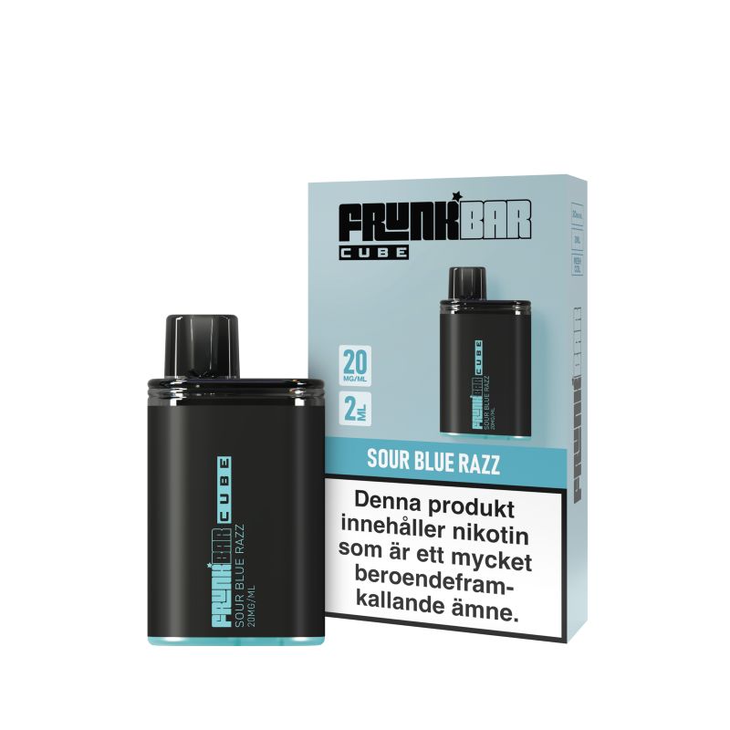 Frunk Bar Cube Engångs Vape 20mg – Sour Blue Razz