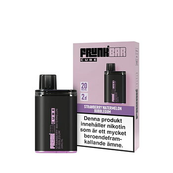 Frunk Bar Cube Engångs Vape 20mg – Strawberry Watermelon Bubblegum