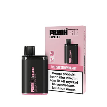 Frunk Bar Cube Engångs Vape 20mg – Frozen Strawberry