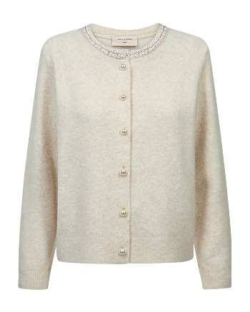 Flirt Cardigan - Moonbeam melange