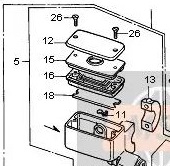 M4 x 12 Skruvsats försänkta i rostfritt stål 304 Torx-skruvar Honda  (93600-040-120G) - 5