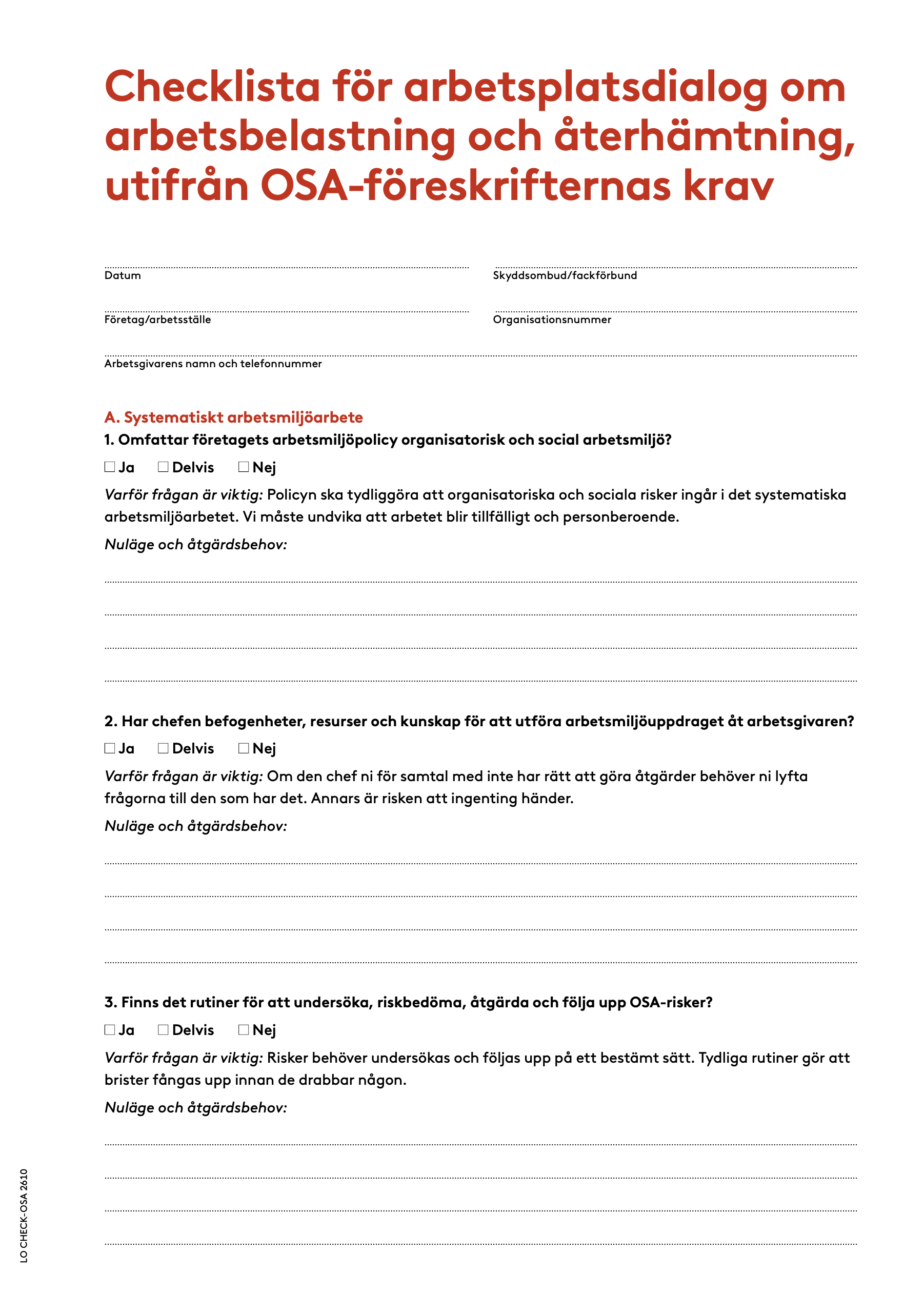 Folder A5 - Organisatorisk och social arbetsmiljö - 2