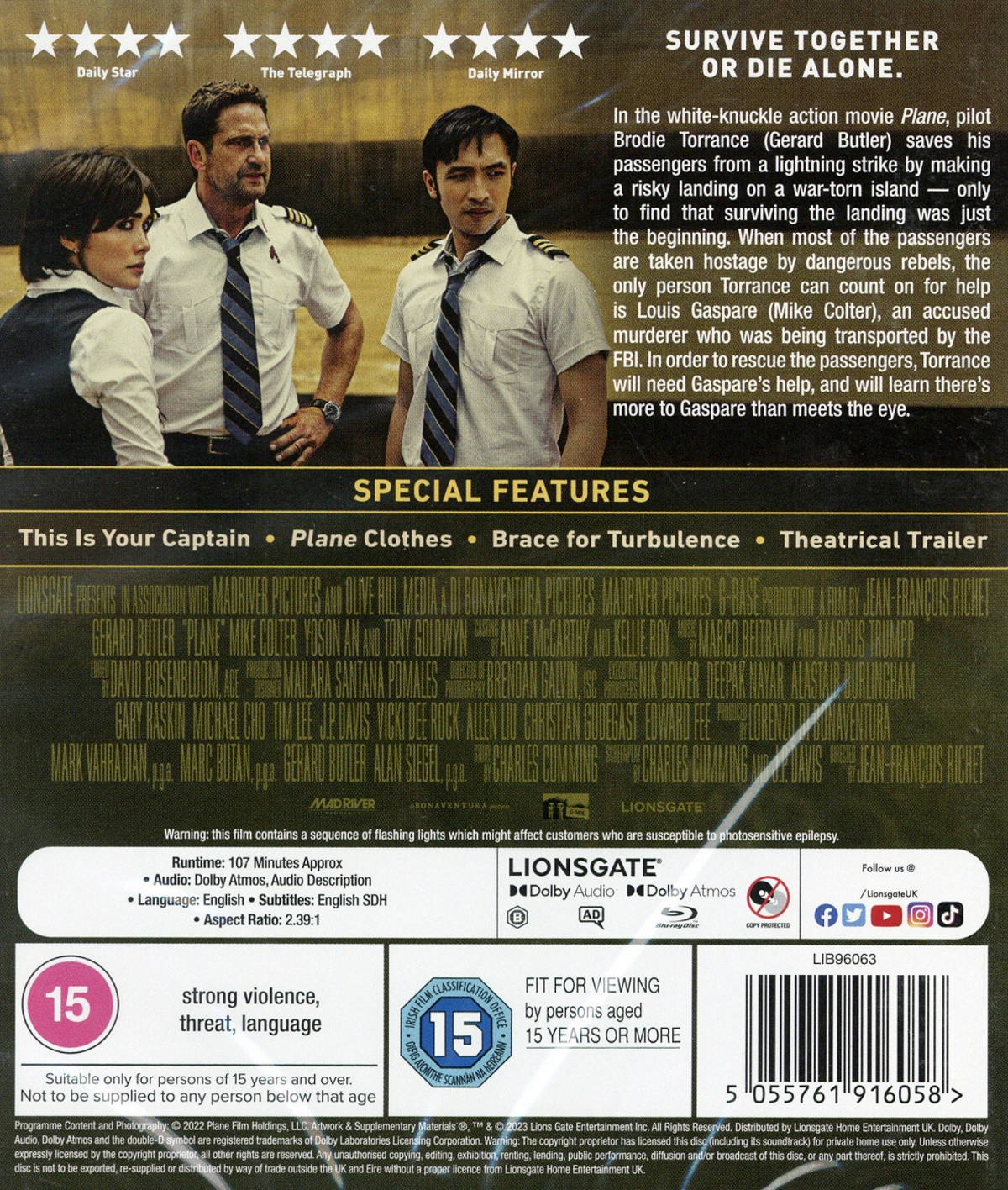 Plane (ej svensk text) (Blu-ray) - 2