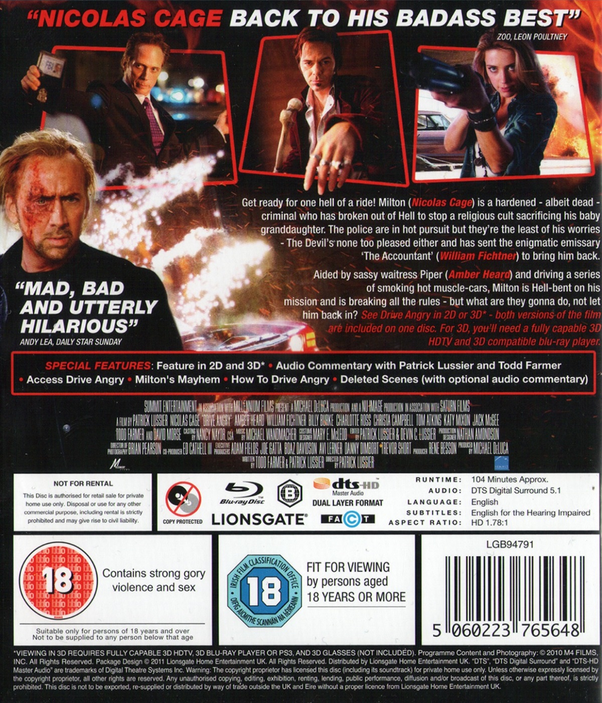 Drive Angry (ej svensk text) (Blu-ray) - 2