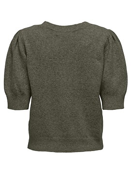 Only Rica 2/4 Knit Pullover Grape Leaf Melange