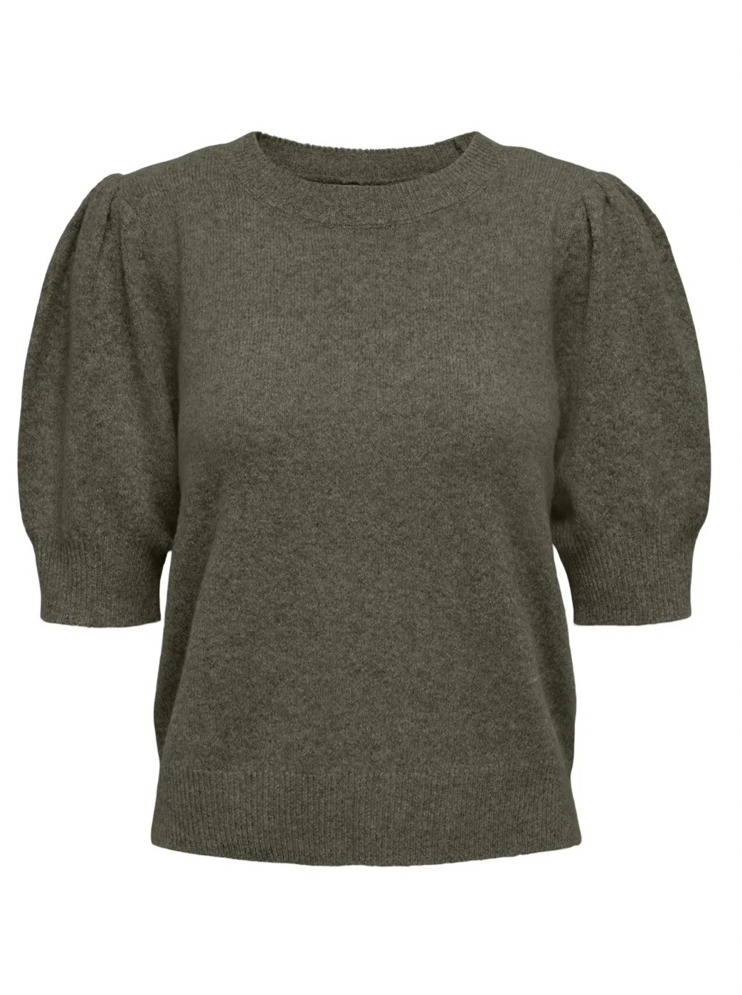 Only Rica 2/4 Knit Pullover Grape Leaf Melange